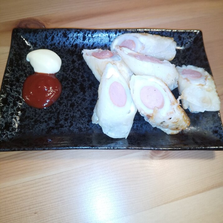 簡単おつまみ!ちくわウインナー